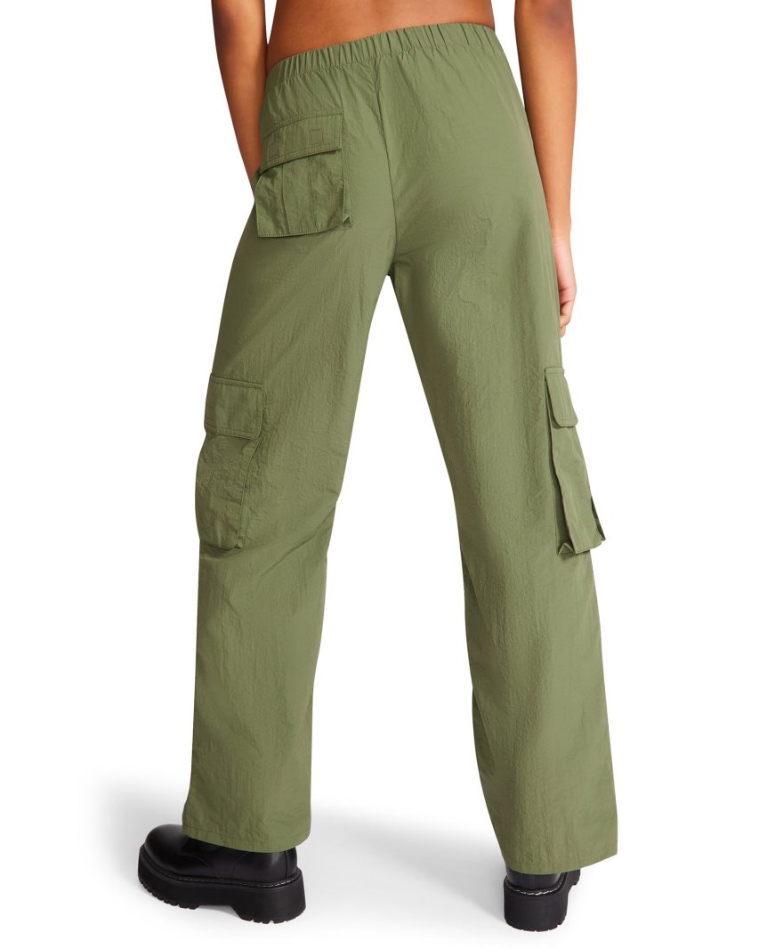 Pantalones Steve Madden Kenzie Mujer Verde Oliva | ES TWS639